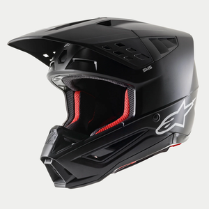 Alpinestars 2024 SM5 Solid Helmet (Black Matte)